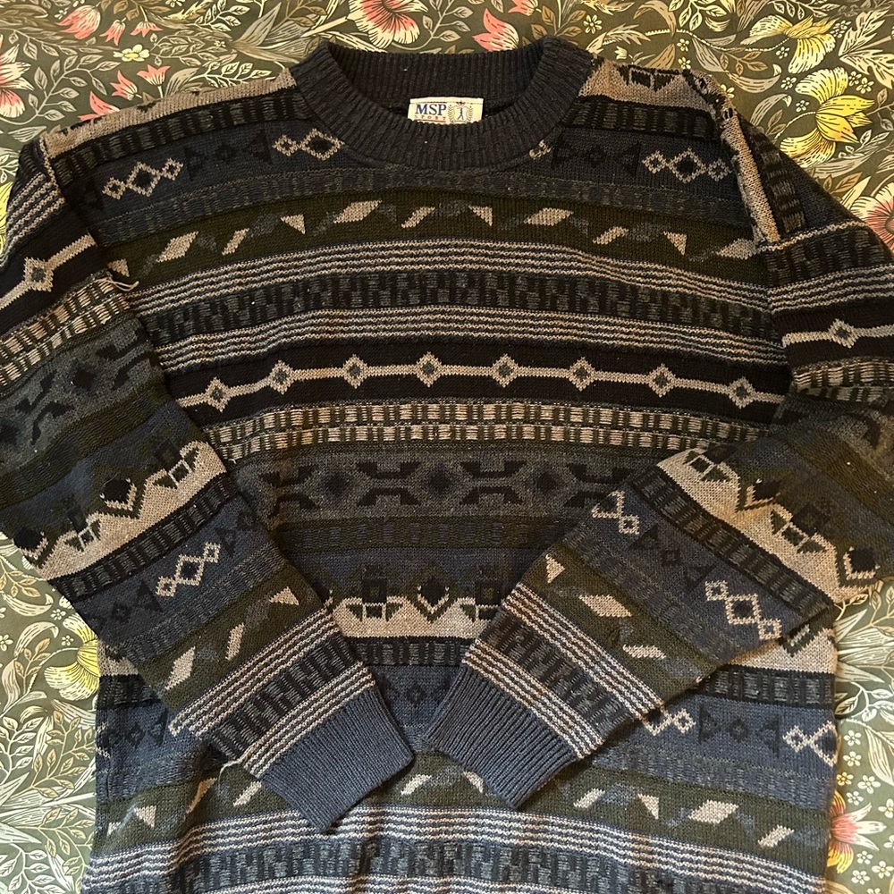 Grandpa-style sweater